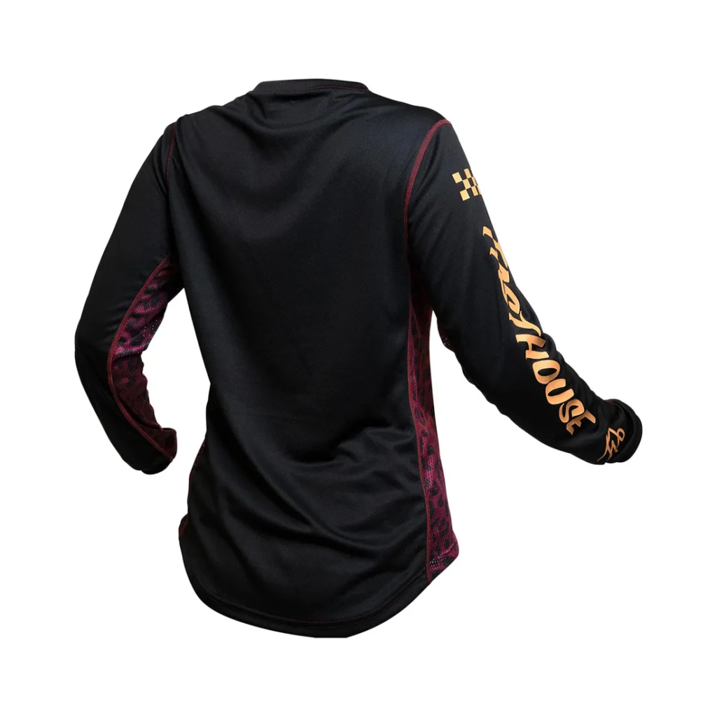 Alternative view of Jersey Fasthouse Women's Grindhouse Golden Script Jersey, Black  L