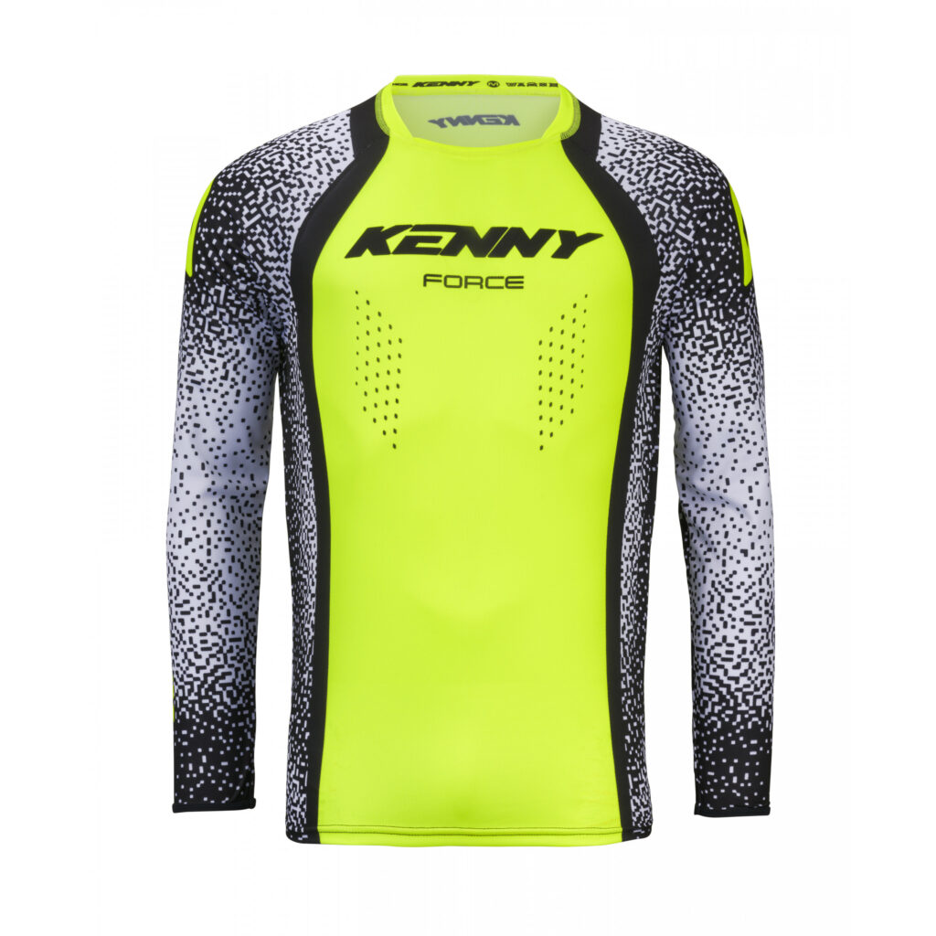 CONJUNTO KENNY FORCE PIXEL BRANCO E AMARELO NEON - Image 2