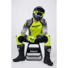CONJUNTO KENNY FORCE PIXEL BRANCO E AMARELO NEON