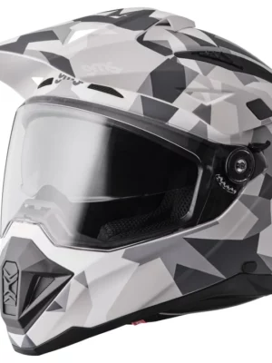 GMS CAPACETE ADVENTUS CAMUFLADO BRANCO