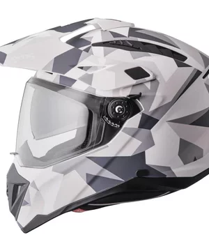 Alternative view of GMS CAPACETE ADVENTUS CAMUFLADO BRANCO